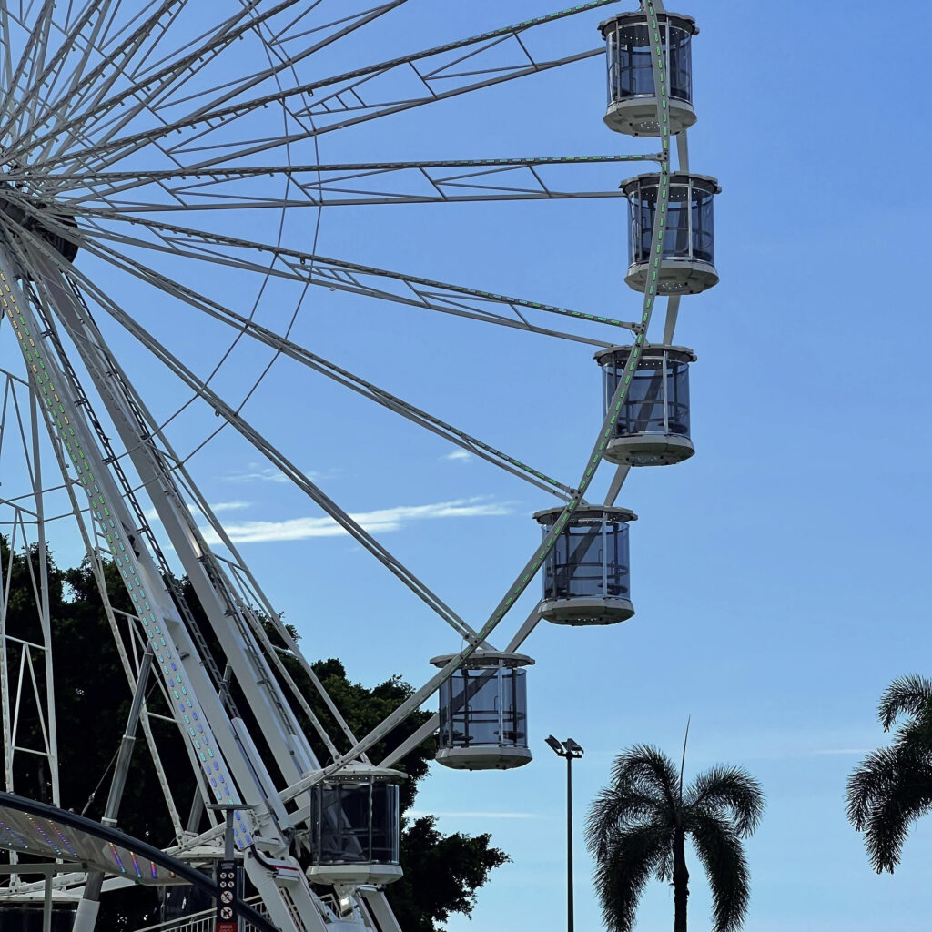 Ferris Wheel along the Brisbane promenade